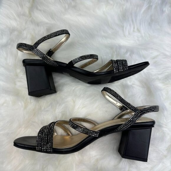 Naturalizer Niko 2 Embellished Strappy Sandal in Black - Picture 5 of 6